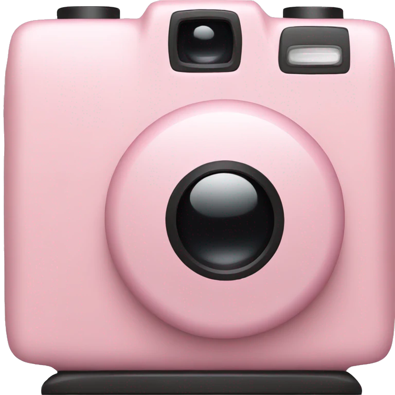 camera soft pink color  emoji