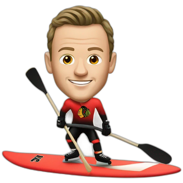 Jonathan Toews as surfer emoji