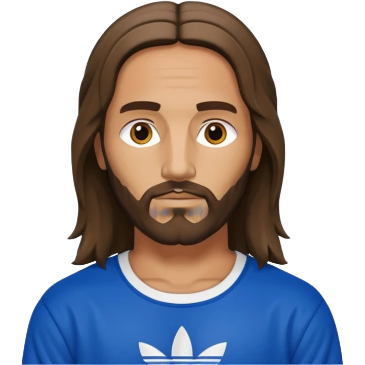 jesus in adidas clothes looking cool emoji