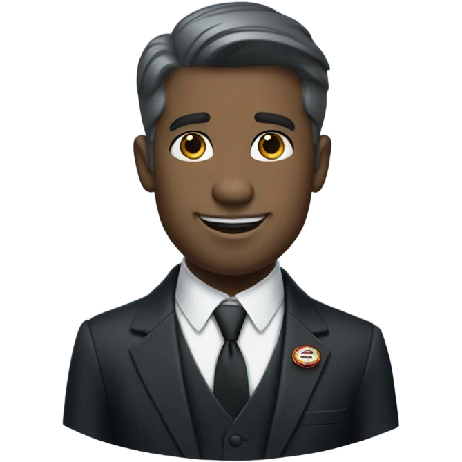 tomas the tank engine in a president outfit emoji
