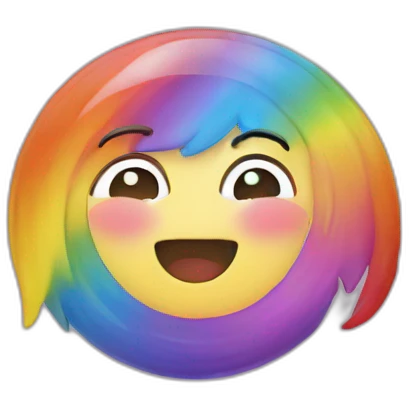 Cœur arc-en-ciel emoji