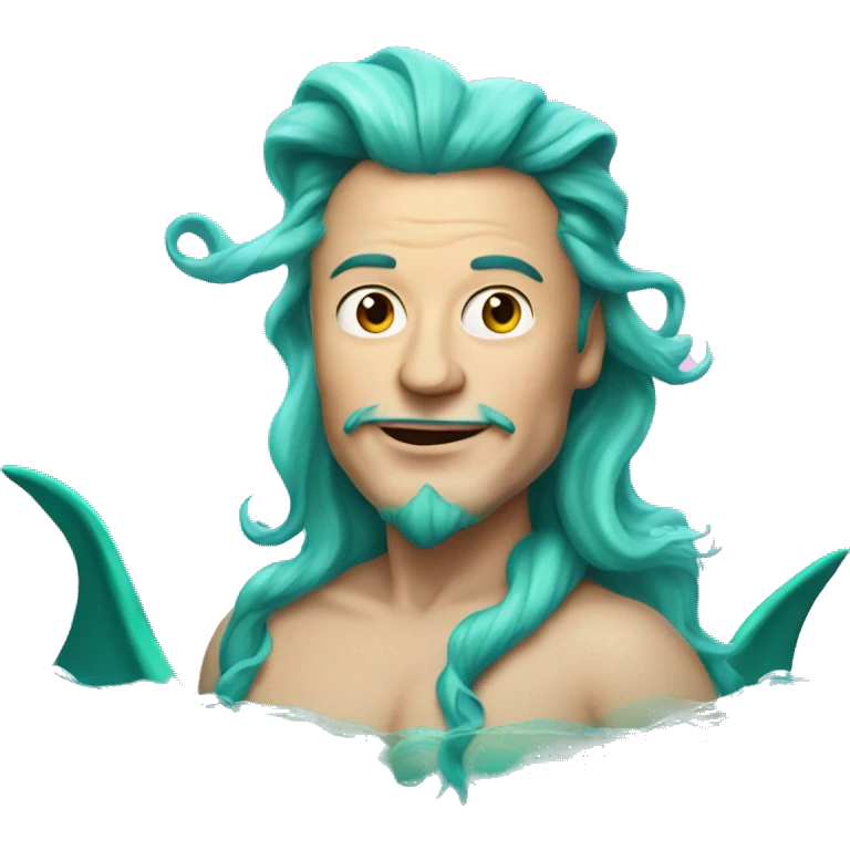 elon musk as a mermaid emoji