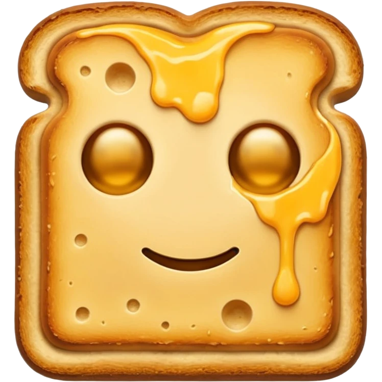 Cheese toast iphone emoji  closed emoji