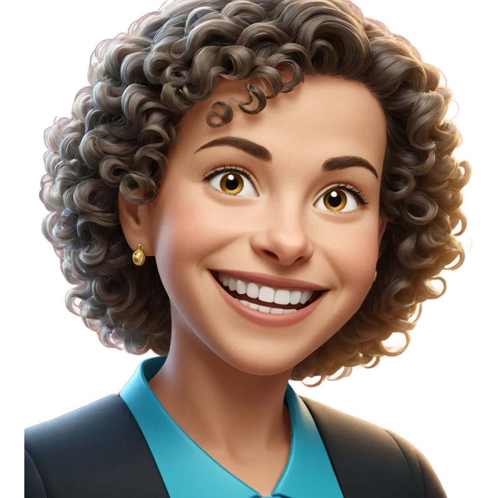 smiling girl in formal attire emoji