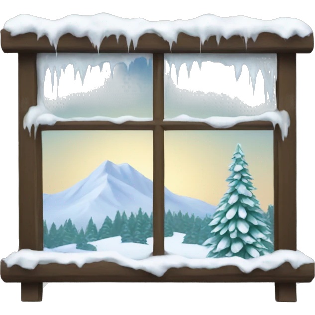 Winter window  emoji