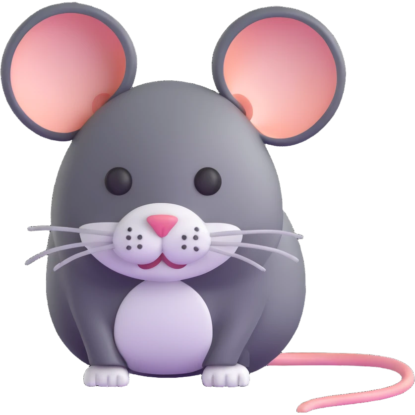 mouse with cat head emoji