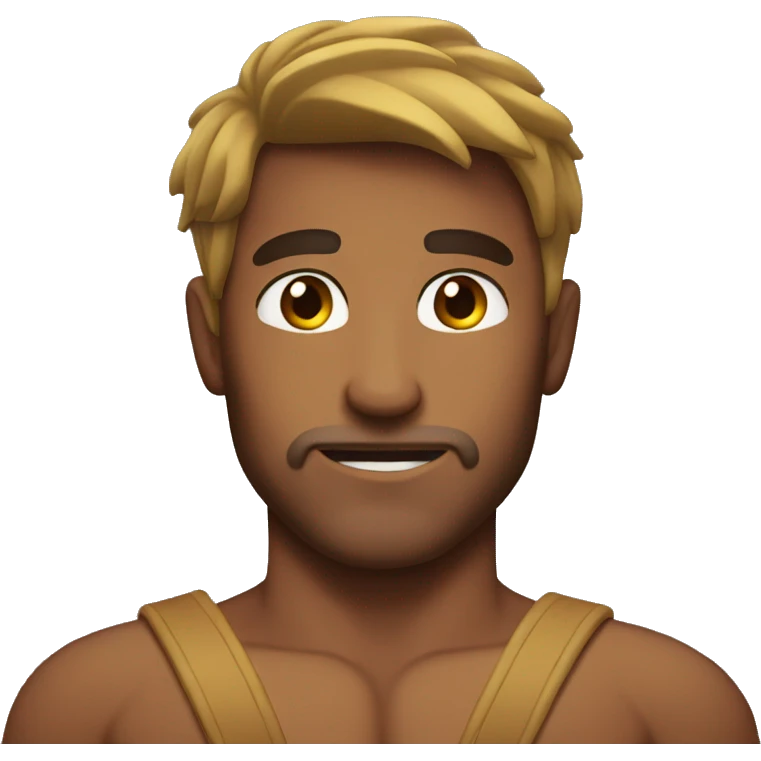 Man with abs and make so hot emoji