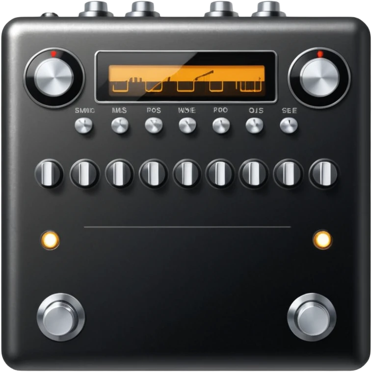 Music processor pedal emoji