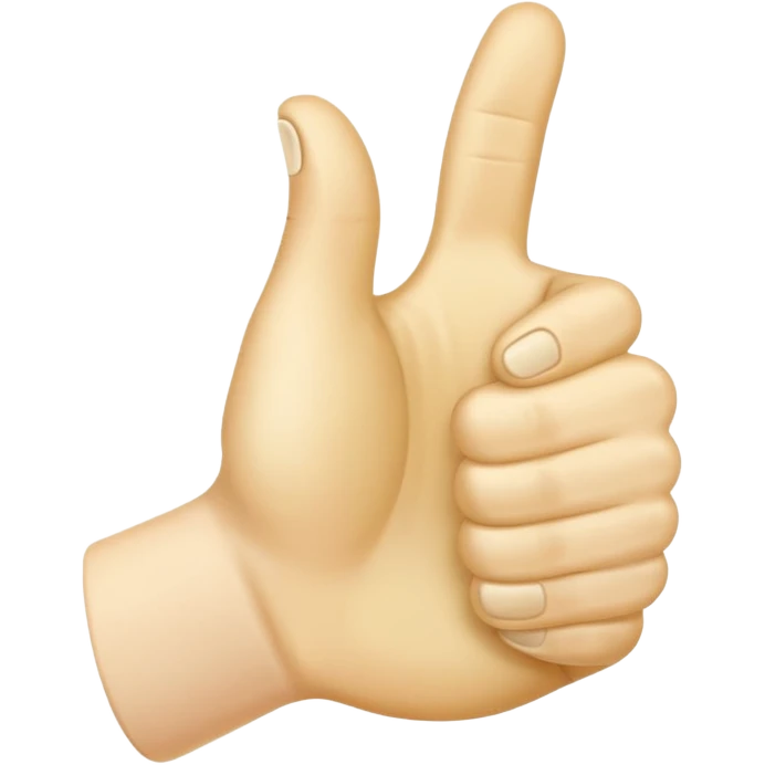 thumbs up emoij extra long thumb emoji