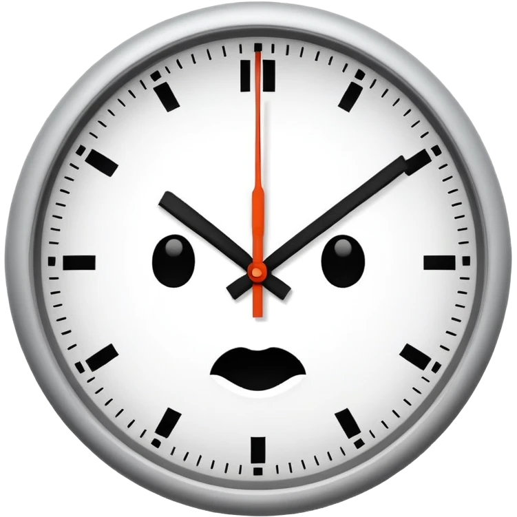 Clock showing 9pm emoji