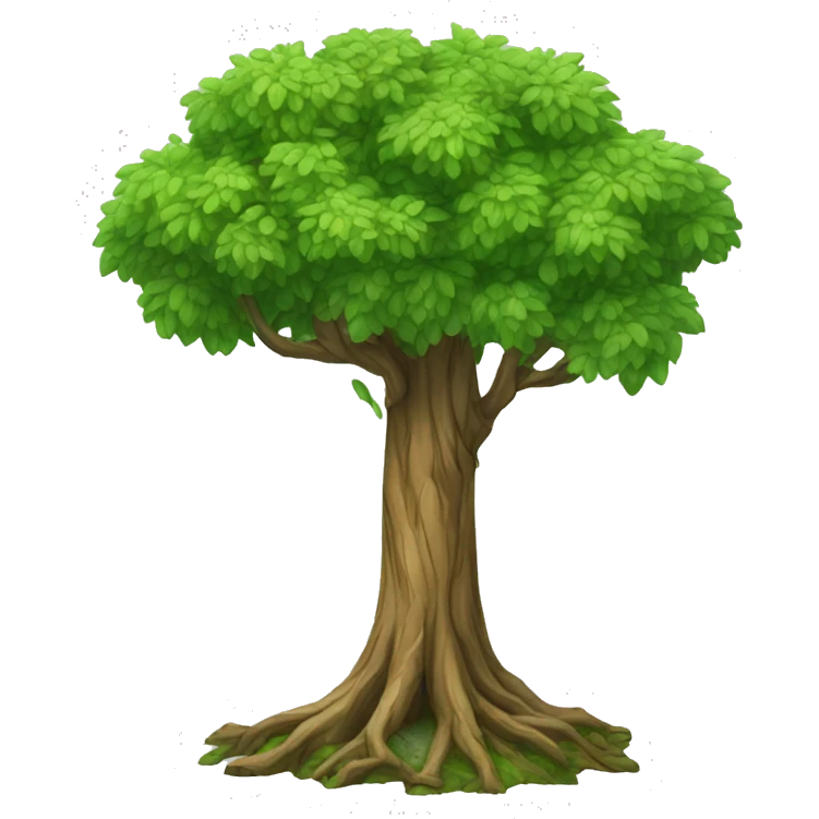 tree infused with CPU emoji
