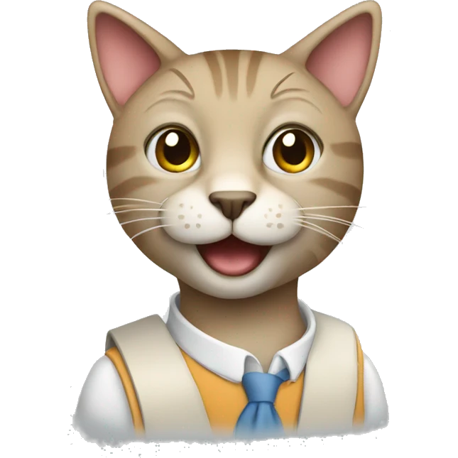 Cat student  emoji
