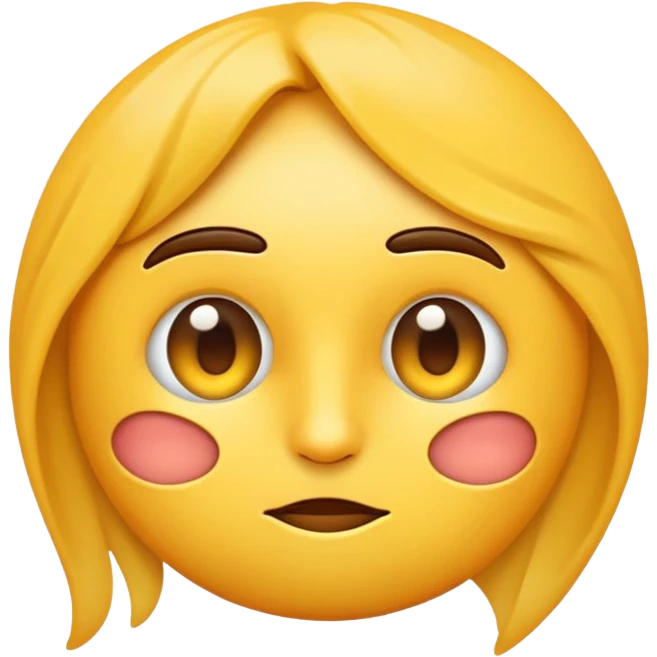 Un emoji con la cara de dormido, con el estilo clásico de emoji emoji