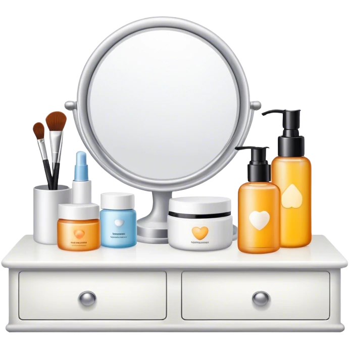 Skincare vanity emoji