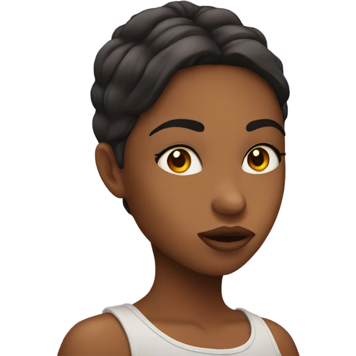 Girl kiss emoji