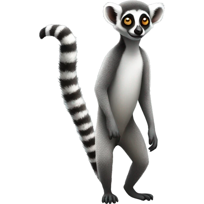 lemur full body emoji
