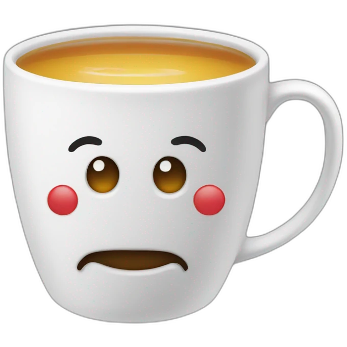 tasse de thé avec sachet emoji