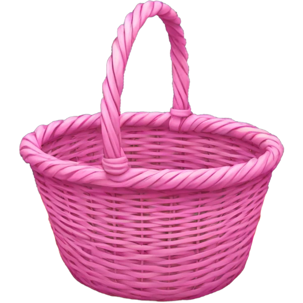 pink basket  emoji
