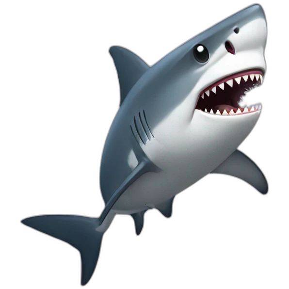 A shark say quoicoubeh  emoji