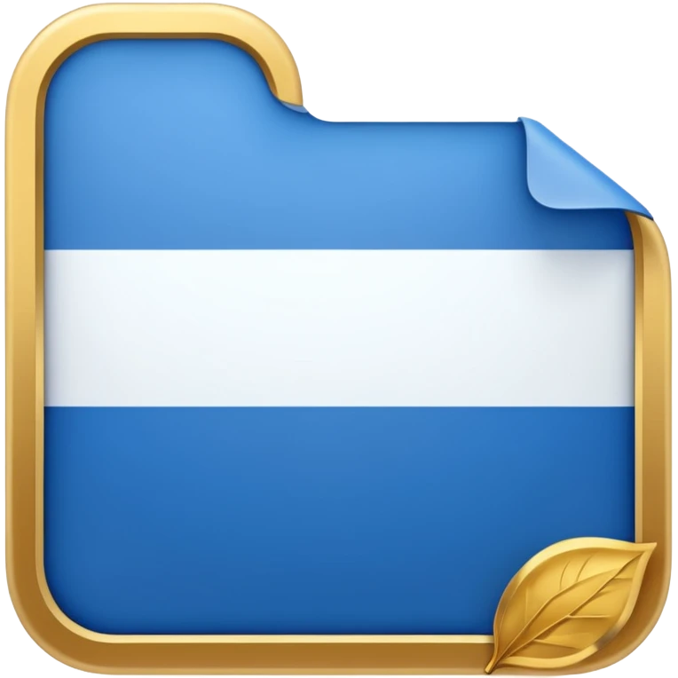 generate a calender page with november 22 written on it, an ios styled icon , background free , blue and gold and white colors emoji