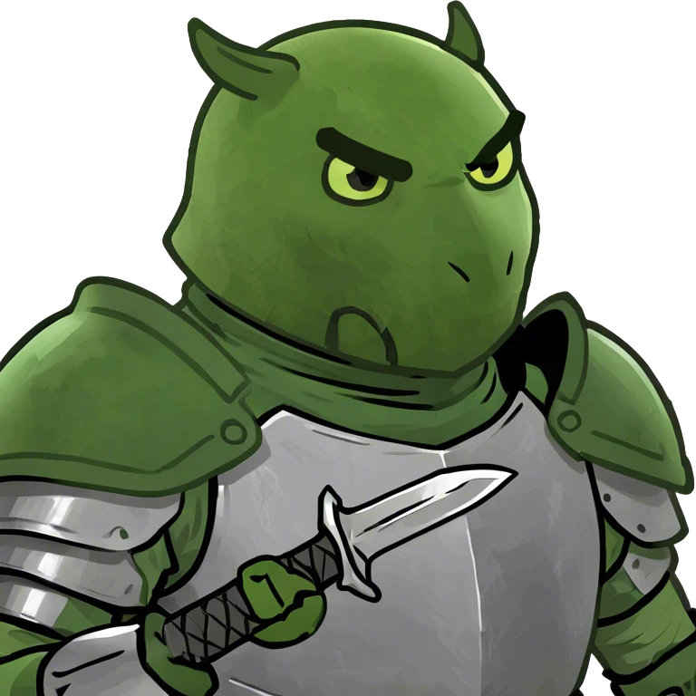 Badass knight emoji