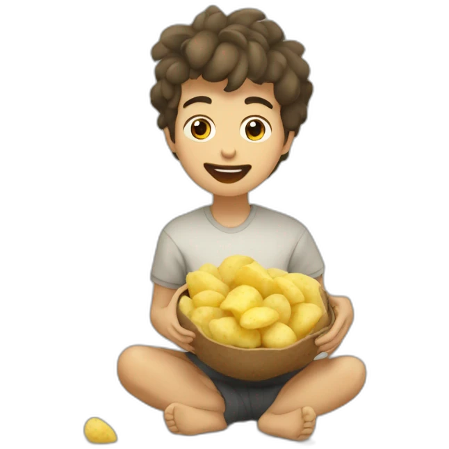 Lukashenco eat potato emoji