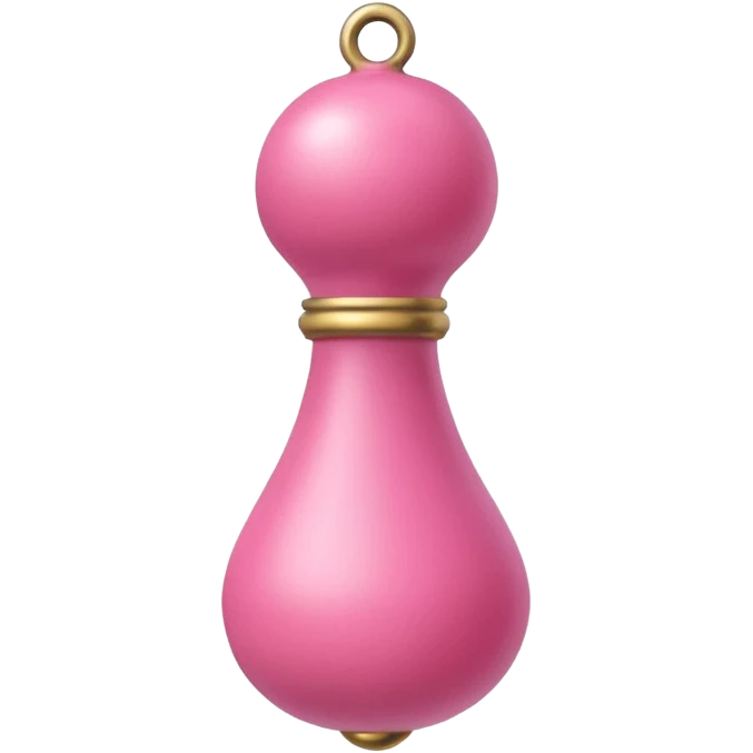 thick veiny skin-toned rod with bulbous bell-shaped pink top emoji