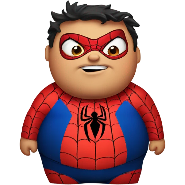 Fat fat fat spiderman emoji