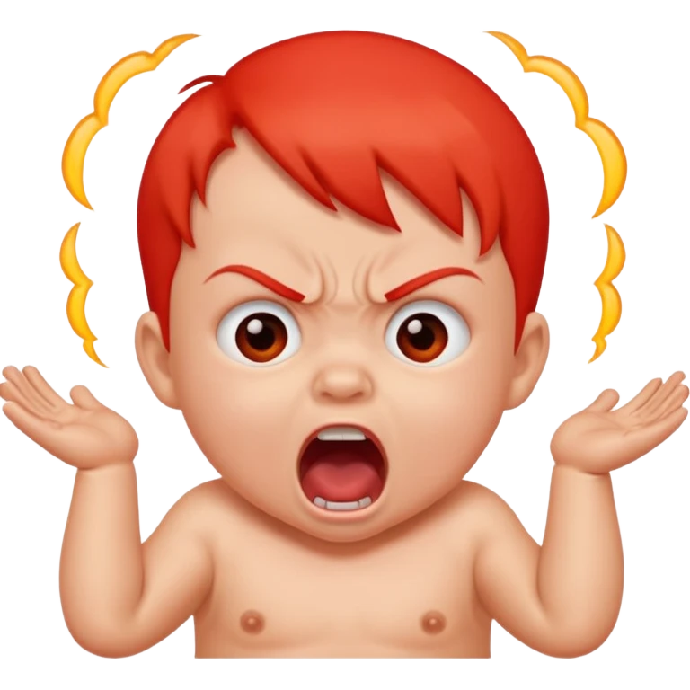Loud baby emoji