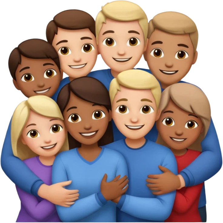 group hug emoji