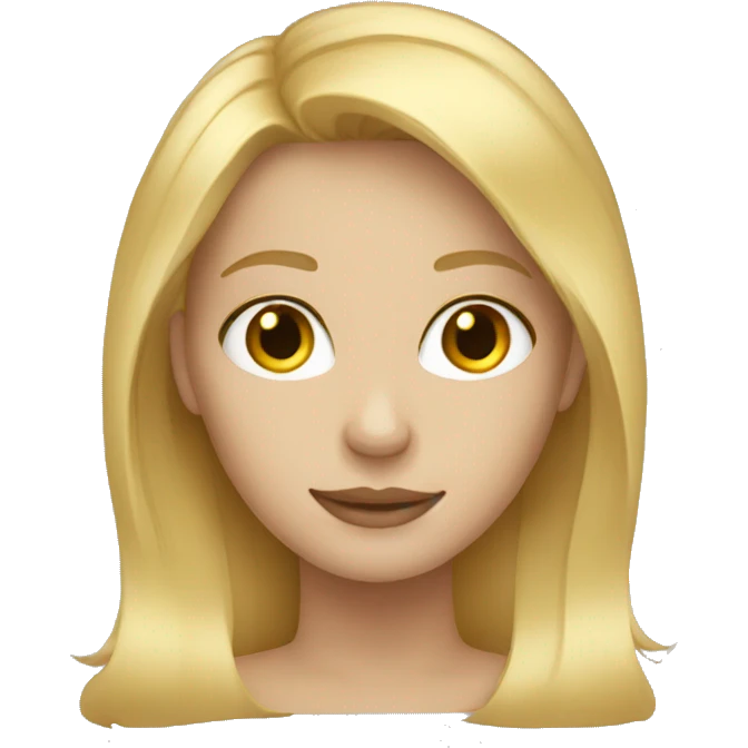 Blonde hair person emoji