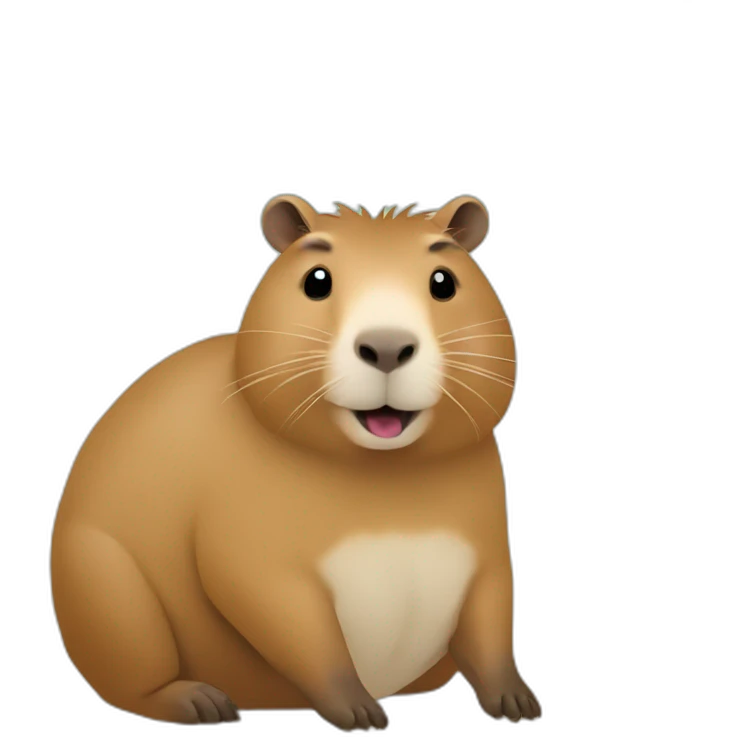 capybara on a vacation emoji