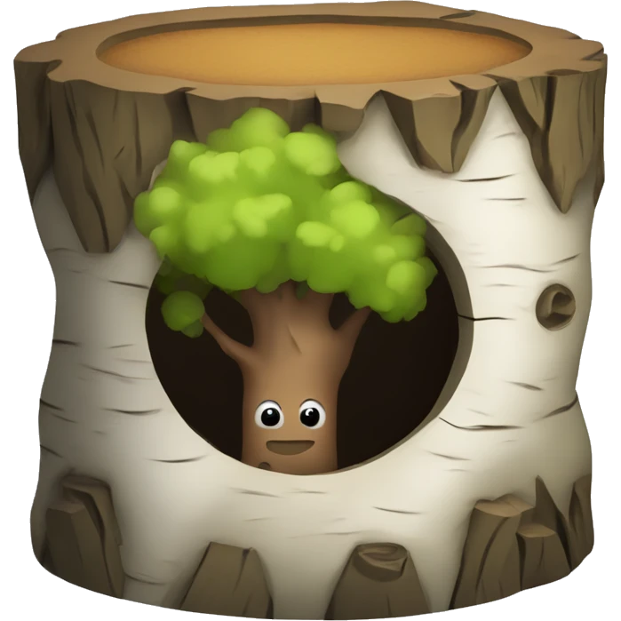birch in the hole  emoji