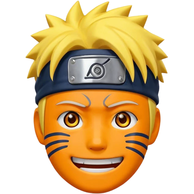 Емоджі у вигляді наруто emoji