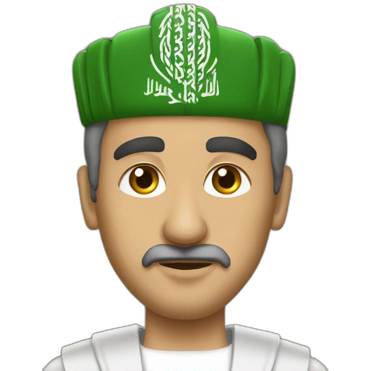 Saudi king fotballer emoji