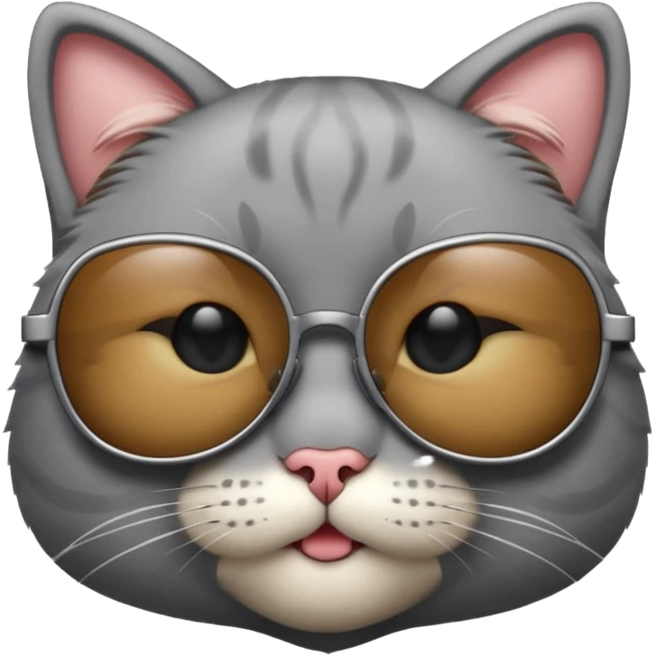 Cat wearing sunglasses emoji