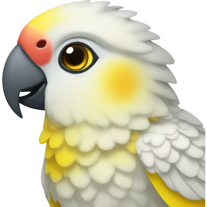 Happy Yellow Corella Parrot emoji