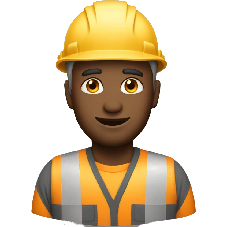 construction worker WEARING TOL BET emoji
