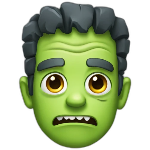 cute frankenstein emoji