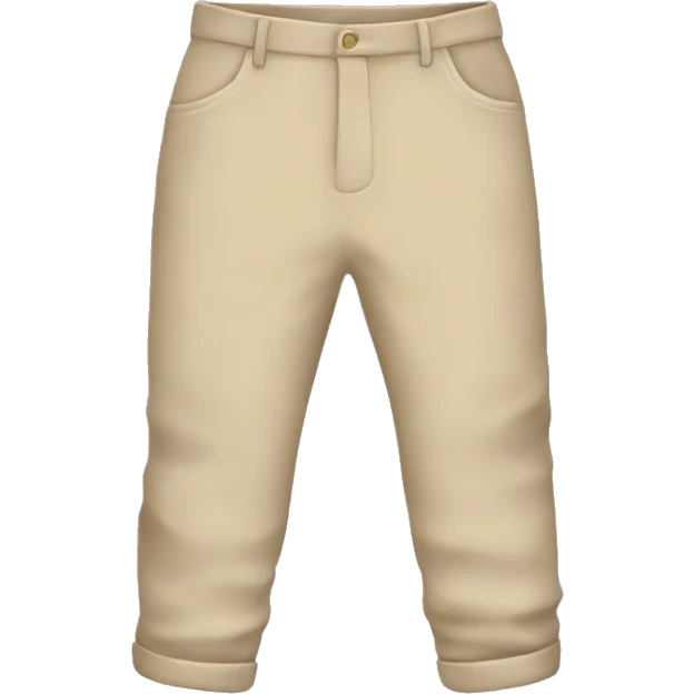 Pants beige emoji