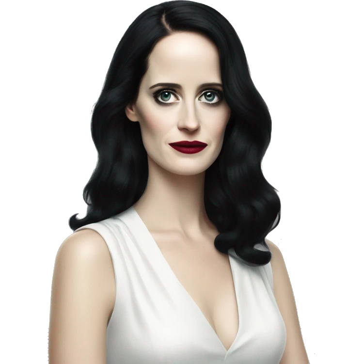 Eva Green in black emoji