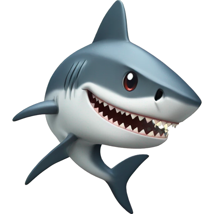shark eating cookis emoji