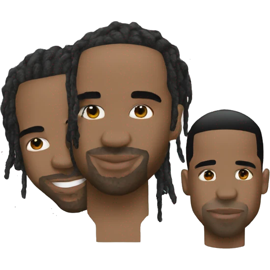 Drake and Travis Scott  emoji