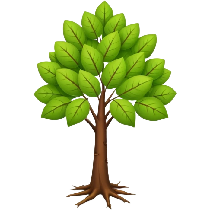 Young tree growing emoji