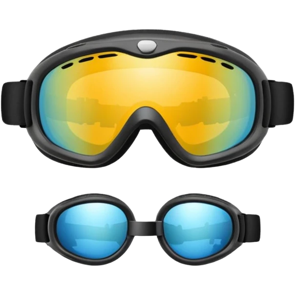 a ski google glasses emoji