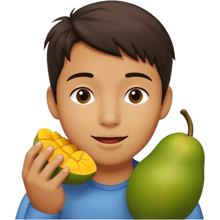 make a 67 mason eating mango name river emoji