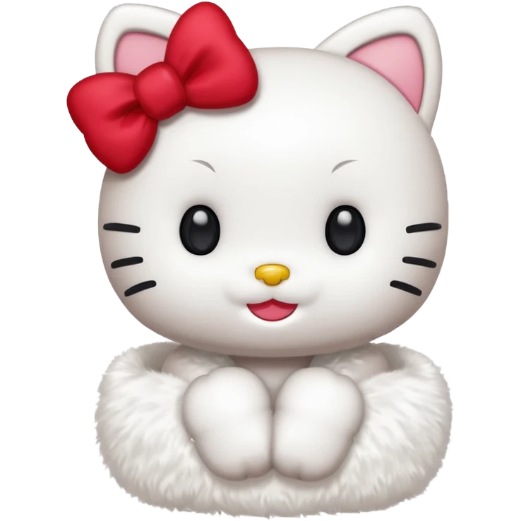 Hello Kitty, classic pose emoji