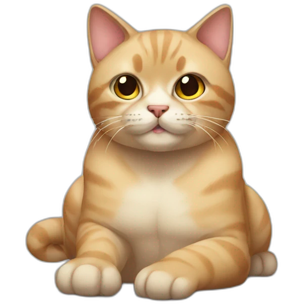 Buff cat emoji