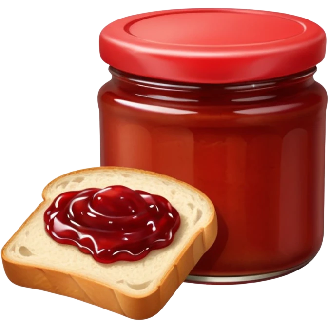 빵에 잼 바르기 emoji
