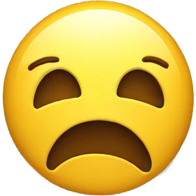 Stressed smiley  emoji